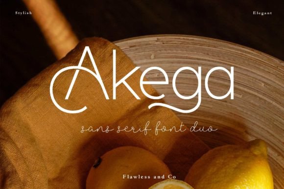 Akega Duo: A Refined Sans Serif Typeface for Modern Editorial Design