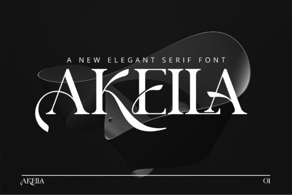 Akeila: The Elegant Serif Font for Makers