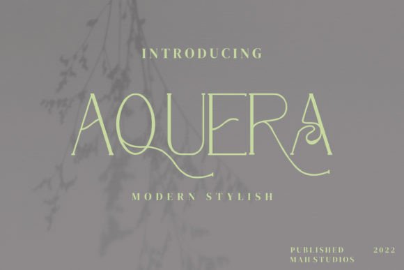 Aquera: The Serif Font for Scroll-Stopping Content