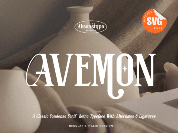 Avemon: A Serif Font for Clear Campaigns