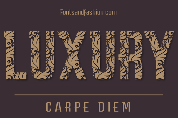 Carpe Diem Luxury: A Premium Decorative Font for Web Design