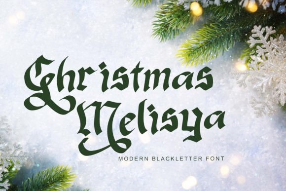 Christmas Melisya Font Review for Designers