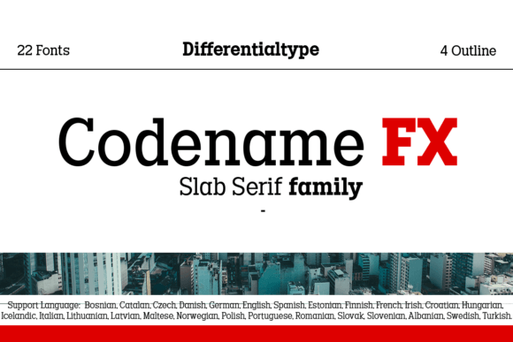 Codename Fx: The Slab Serif Font for Branding