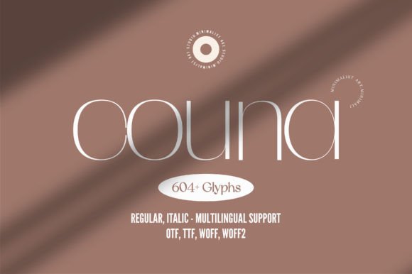 Couna Font: Minimalist Elegance for Crafters