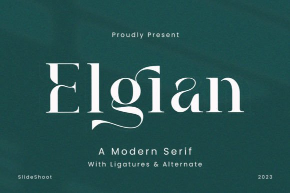 Elgian: A Premium Serif Font for Elegant Branding