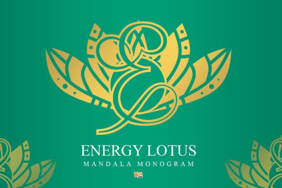 Energy Lotus Mandala Monogram Font Review