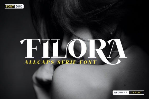 Filora: A Serif Typeface for Elegant Editorial Design