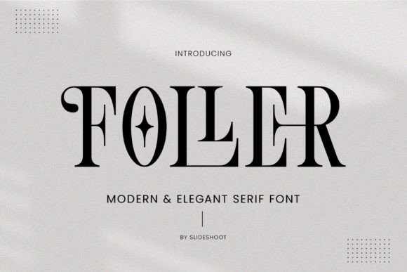 Foller Serif: A Typeface for Elegant Editorial Design