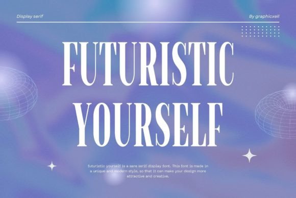 Futuristic Yourself Font for Brand Design