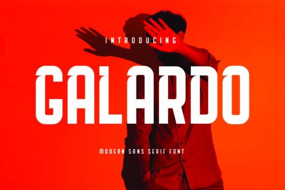 Galardo Typeface for Modern Web Design