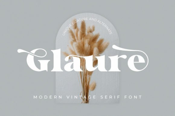 Glaure Serif Font for Elegant Crafts