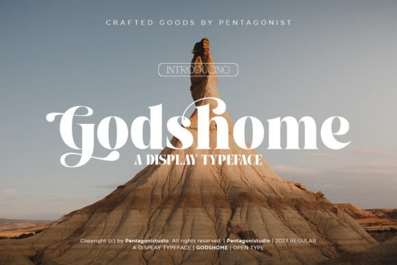 Godshome: A Serif Font for Digital Elegance