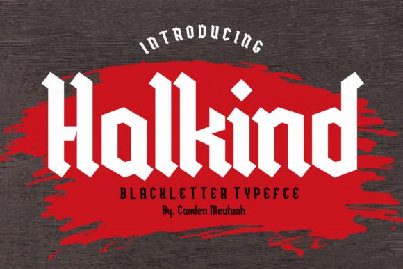 Halkind: A Blackletter Font for Elegant Branding