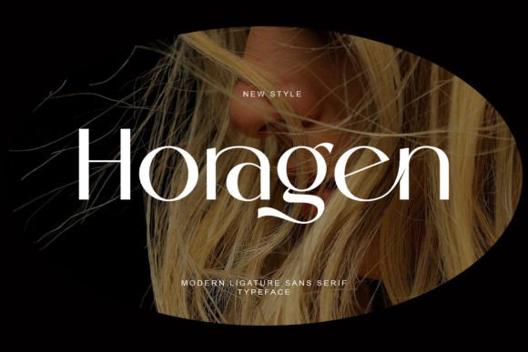 Horagen: A Refined Sans Serif Typeface for Modern Editorial Design