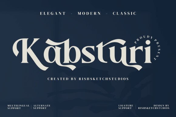 Kabsturi Serif Font for Clear Campaigns