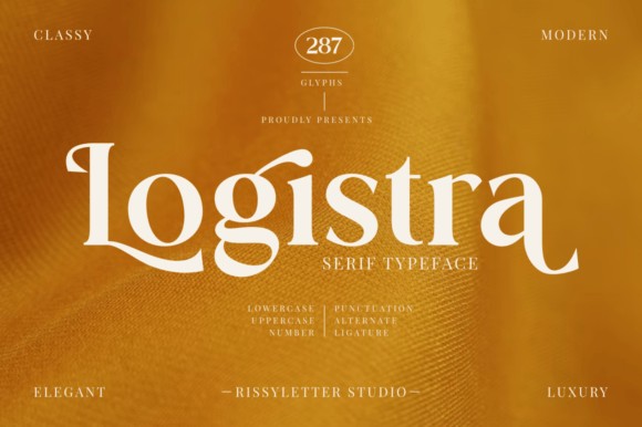 Logistra Serif Font for Web Design