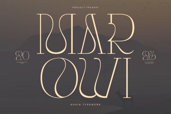 Marowi: The Curved Serif Typeface for Bold Branding