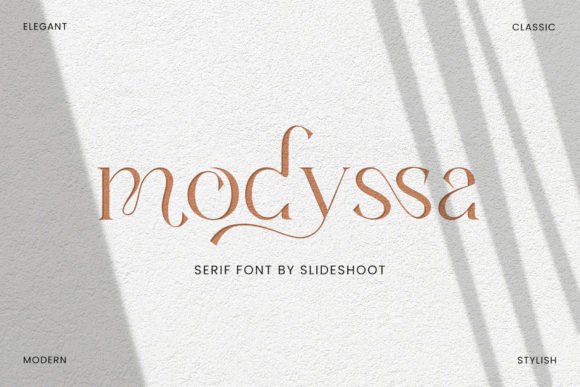 Modyssa: A Premium Serif Font for Bold Campaigns