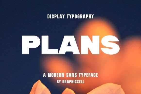 Plans Font: A Minimalist Sans Serif for Modern Branding