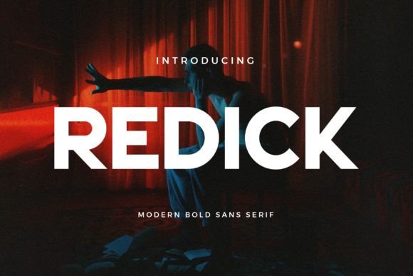 Redick: A Minimalist Sans Serif Font for Crafters