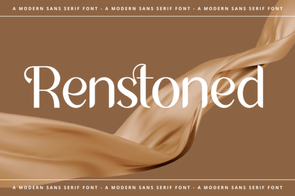 Renstoned: A Refined Sans Serif Typeface
