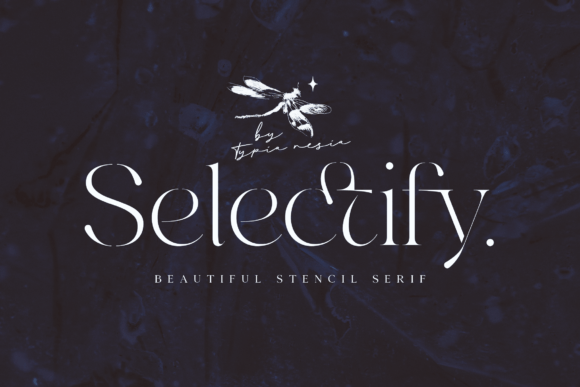 Selectify: A Serif Typeface for Elegant Editorial Design